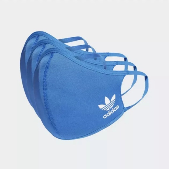 Adidas Unisex Face Mask Size Medium/Large 3 Pack - Picture 1 of 4